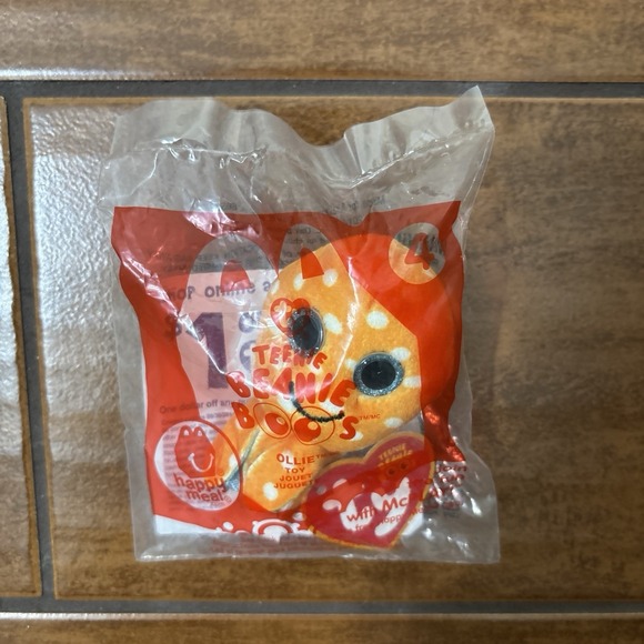McDonald's 2014 Happy Meal Beanie Boo Ollie Octopus Birthday 1/26 New In package - Picture 1 of 4